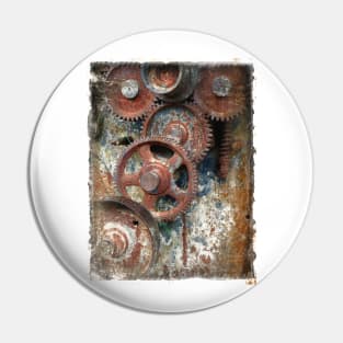 old industrial gears Pin