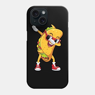 Dabbing Taco Cinco de Mayo Funny Men Boys Mexican Food Dab Phone Case