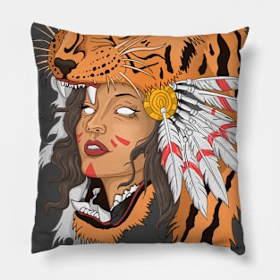Tribal Girl Pillow