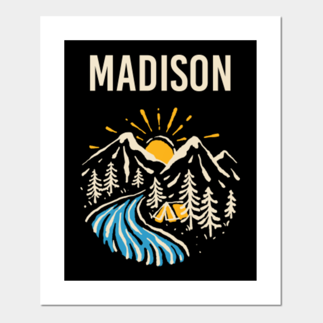 Madison Madison Posters and Art Prints TeePublic