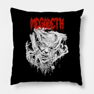 Creeping Skull Megadeth Pillow