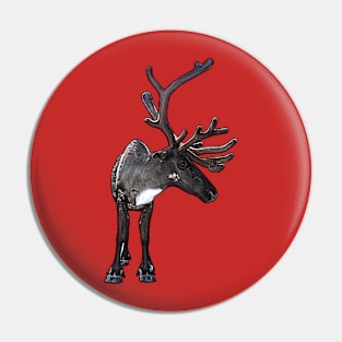 Santa Claus Reindeer Pin