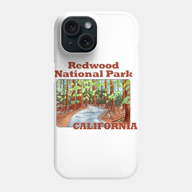 Redwood National Park, California Phone Case by MMcBuck