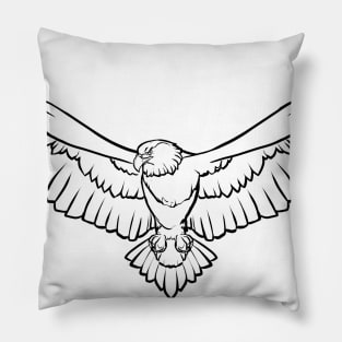 Minimal Eagle Design Pillow
