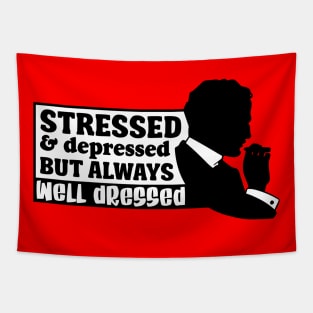 Stressed & Depressed Tapestry