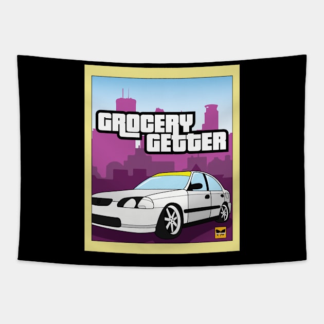 Grocery Getter Tapestry by AwalPerformanceGraphics