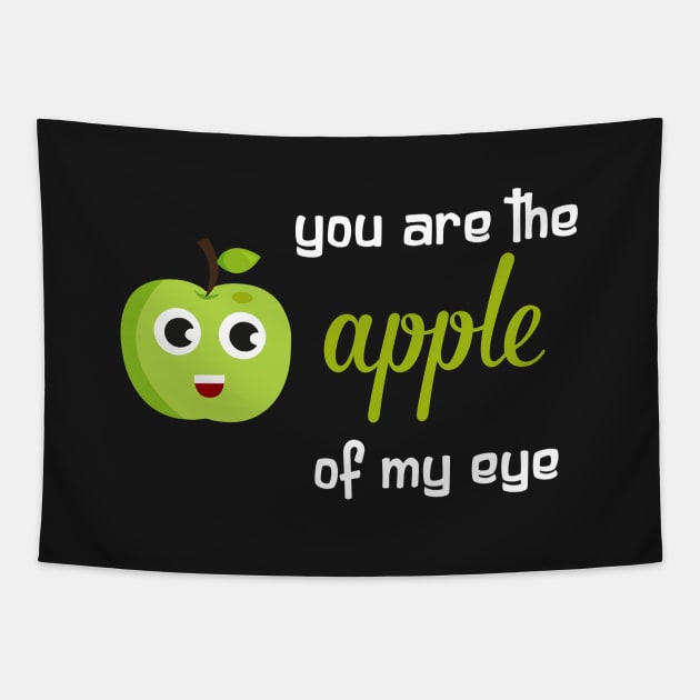 You are the apple of my eye Tapestry by mangobanana