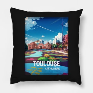 TOULOUSE Cartridge Shop Poster 1 Pillow
