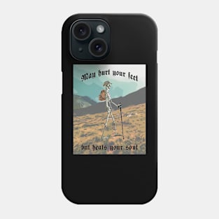 Hiking is therapy Phone Case