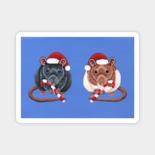 Festive Rats Magnet