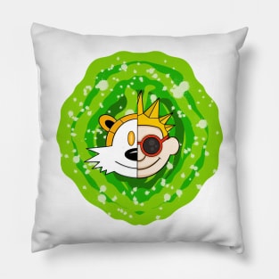 Calvin and Hobbes Half Face Pillow