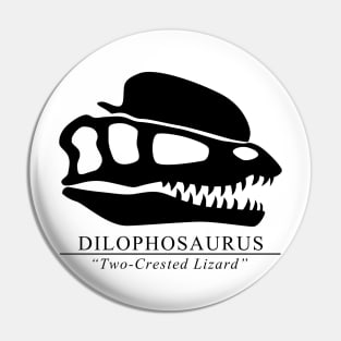 Dilophosaurus Skull Pin