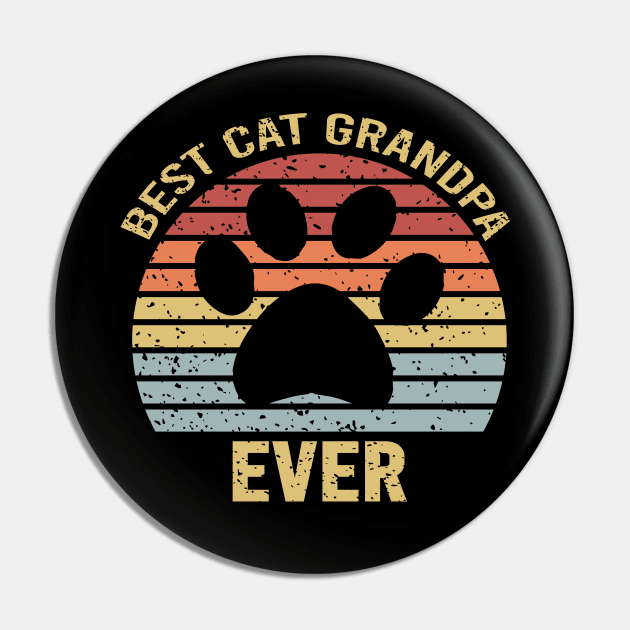 Best Cat Grandpa Ever Pin by DragonTees