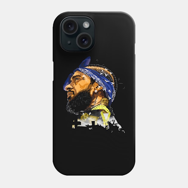 Urban Sage Nipsey Hussle's Street Smart Aesthetics Phone Case by ElenaBerryDesigns