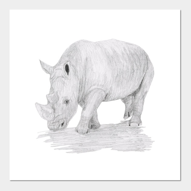 Rhino Rhinos Posters And Art Prints Teepublic Uk