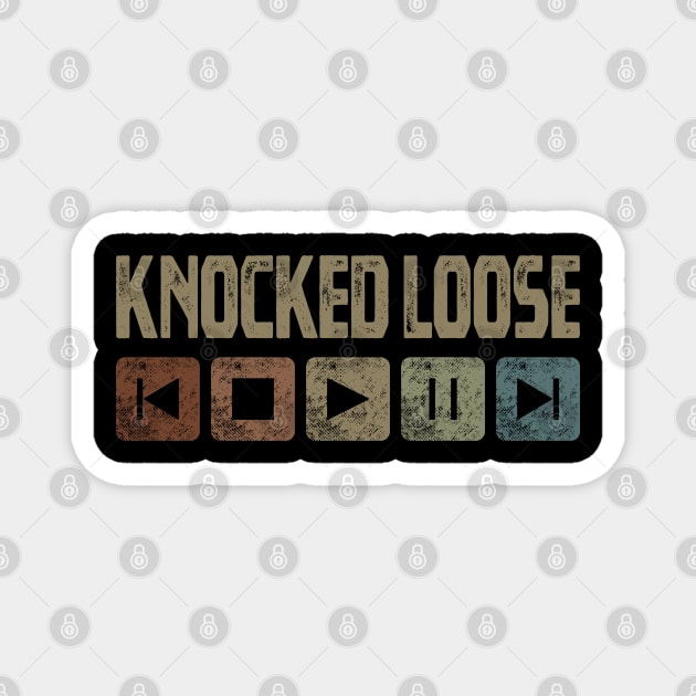 Knocked Loose Control Button Magnet by besomethingelse