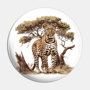 Leopard Design Pin