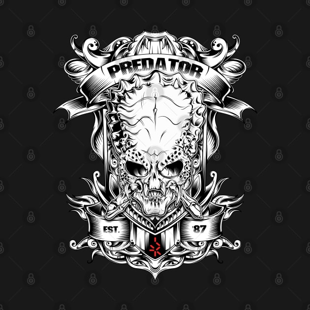 Predator skull by FigureHQStudio