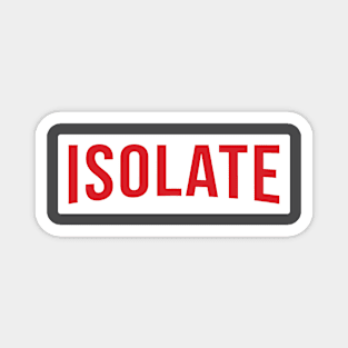 Isolate (on white bg) Magnet