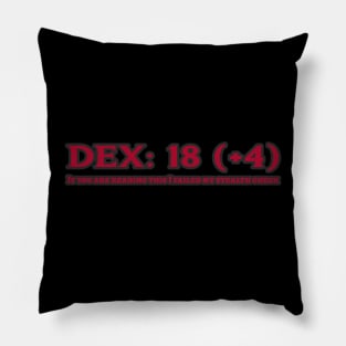 DEX: 18 Stealth Check Pillow