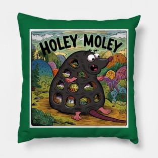 Holey Moley Pillow