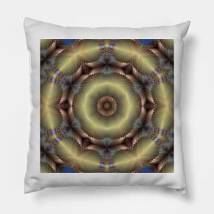 DESİGN OF MANY COLOURS. Multicoloured kaleidoscope floral fantasy design Pillow