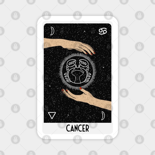 Cancer Astrology Tarot Card Magnet by Manzo Carey