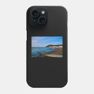 Aberystwyth Beach & Promenade No2 - Spring - Coastal Scenery Phone Case