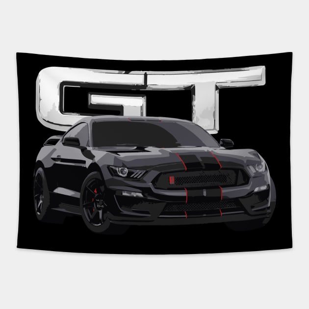 MUSTANG GT GT350 GT350R SHELBY Tapestry by cowtown_cowboy