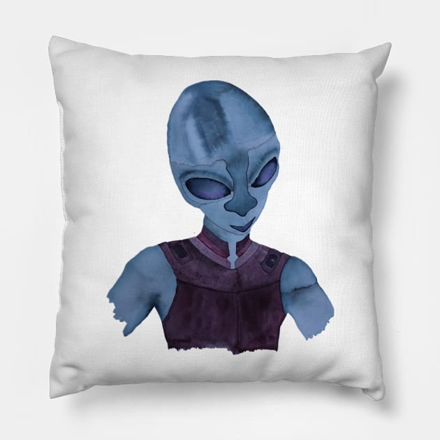 Centurion Alien Pillow by Ramirelli