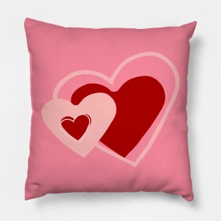 Retro Hearts Pillow