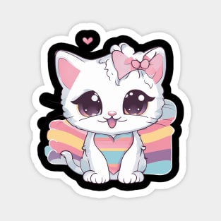 You're My Valentine Kawaii Kitten Magnet