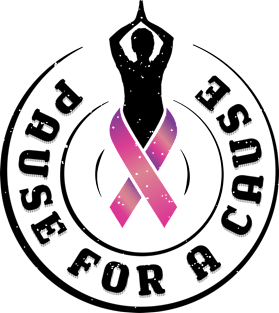 Pause for a Cause I Zen Yoga Breast Cancer Awareness Magnet