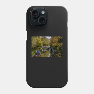 An Autumn Scene At Kintbury Lock Phone Case