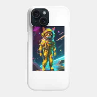 Smol Cat in Spacesuit Phone Case