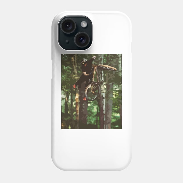 Nicholi Rogatkin Tail Whip Painting Phone Case by gktb