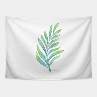 Tropical Palm Leaf 02 Tapestry