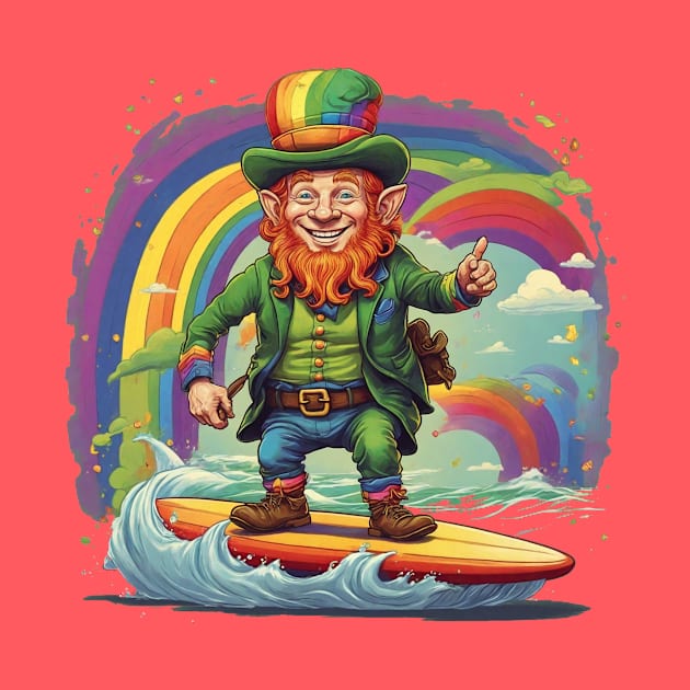 Leprechaun on the surf! #1 by bswlife