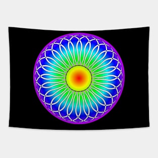 Abstract Sunrise Tapestry