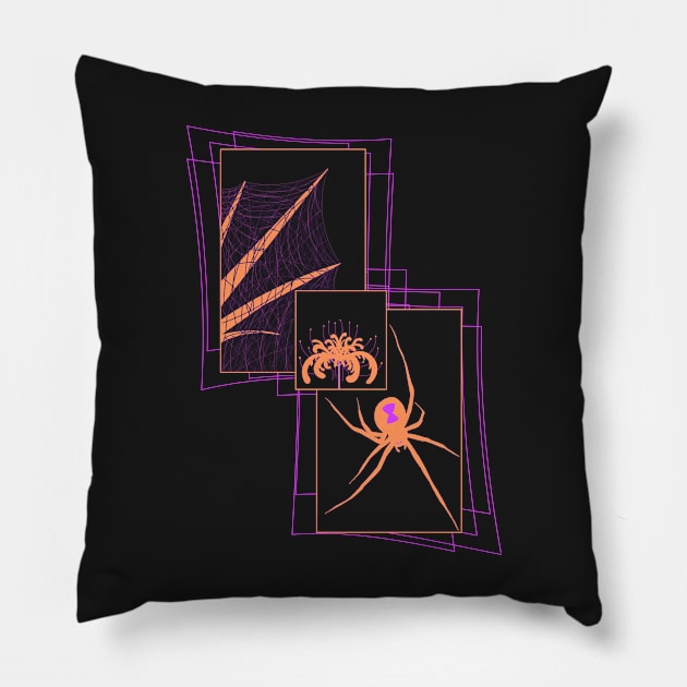 Black Widow V38 (Multicolor) Pillow by IgorAndMore