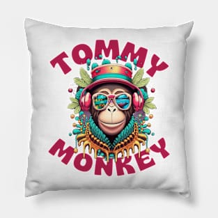 Cyborg Monkey Tommy Pillow