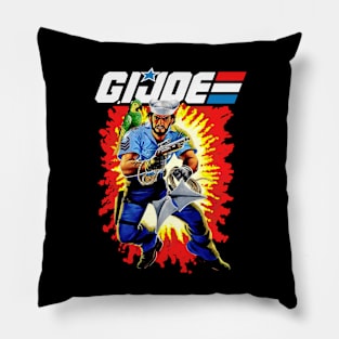 Shipwreck GI Joe toy art card Pillow