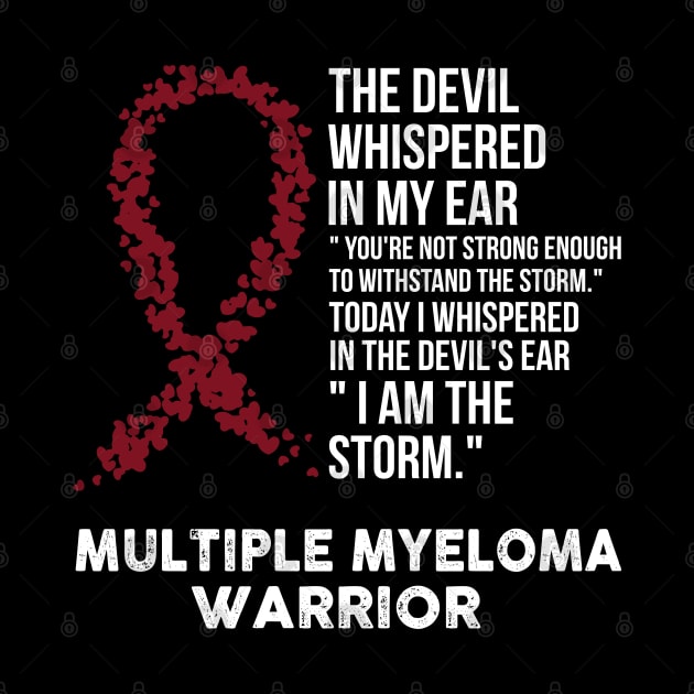 The Devil- Multiple myeloma Awareness Support Ribbon by HomerNewbergereq