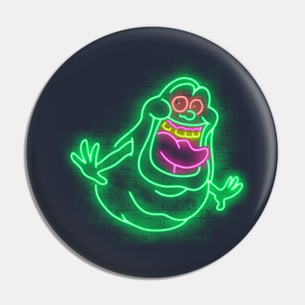 Neon ghost Pin by Cromanart