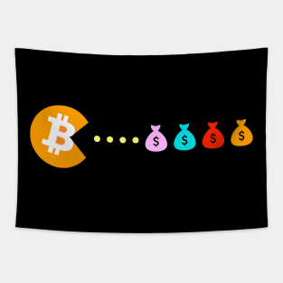 Bitcoin eats Dollar Tapestry