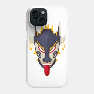 Watercolor tribal mask Phone Case