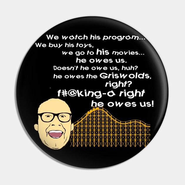 Clark Griswold Walley World Pin by PoetandChef