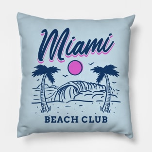 Miami Beach Club Pillow