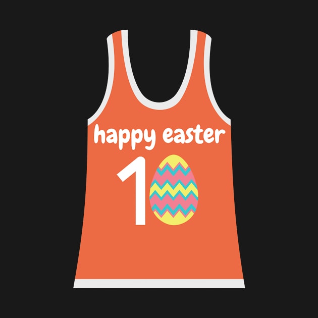 Funny Easter Basketball Jersey Design by Huschild