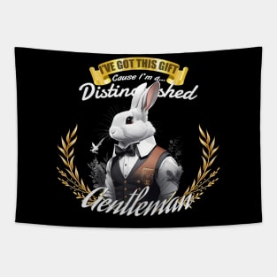 The Distinguished Rabbit Gentleman Tapestry